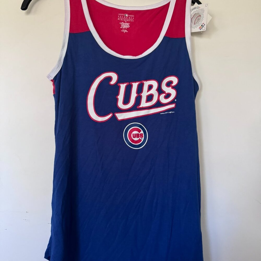 NEW Cubs Baseball Tank Top MLB size Small Chicago